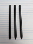 Samsung S-pen Stylus Lot Of 3 Black Plastic W/ Side Button For Universal Used. Price: $30.00.