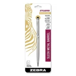 Zebra 33161 Styluspen Twist Ballpoint Pen/stylus, Silver New. Price: $16.09.
