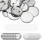 Patikil 1.5 Inch Badge Making Supplies, 200 Pcs Round 37MM, Rose Metal New. Price: $32.26.