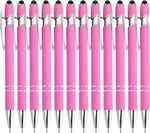 Pasisibick 12 Pieces Pink 5.5 X 0.4 Inch/ 14 Cm, Pcs Stylus Pens New. Price: $12.22.