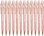 Stylus For Touch Screens, 12 Pack Rose Gold Inspirational Pens, 1.0MM Mediu New. Price: $14.38.