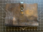 Leather Tablet Folio Cover For Ipad Pro 11 Inches - Custom Made Pen/card Holders Used. Price: $45.00.