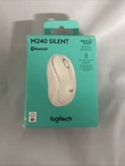 Logitech M240 Silent White Long Range Bluetooth Mouse 910-007116 Open. Price: $12.99.