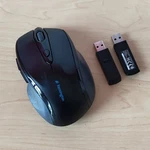 Kensington Pro Fit Full Size Wireless Mouse K72370 Right Handed Black Dongles Used. Price: $23.00.