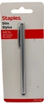 Staples Universal Slim Stylus Silver 51140-US Capacitive Touchscreen Rubber Tip New. Price: $9.99.