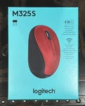 Logitech M325S Wireless Optical Compact Ambidextrous Mouse Red New Nib. Price: $18.95.