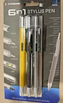 3 Pac: Xtreme 6-IN-1 Stylus Pen Level Phillips/flat Screwdriver Ruler New Seal. Price: $29.00.