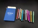 10 Pack Reteck Stylus Pen Pink Purple Black Green Silver Anti-scratch Tip New. Price: $9.99.
