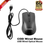 Codi A05017 Wired Usb Optical Mouse 1200 Dpi 3-BUTTON Scroll Wheel Black Used. Price: $15.99.