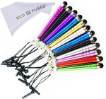 Stylus Bundle 12 Pack/short Pens With 3.5MM Jack Multicolor New. Price: $14.84.