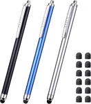 Ccivv 3 Pcs Stylus Pens For Touch Screens 0.24-INCH Tip Series + 12 Extra Rep New. Price: $15.39.