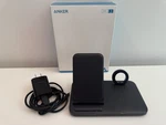 Anker Foldable 3-IN-1 Wireless Charger Station Apple/android + Earbuds Watch Used. Price: $18.50.