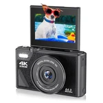 Dpofirs 64MP Digital Camera 4K Vlogging 18X Zoom Compact Flip Screen For Boys New. Price: $82.27.