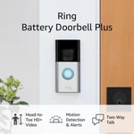 New Sealed Ring Battery Doorbell Plus 1536P Wifi Video Satin Nickel Latest Model. Price: $84.98.