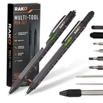 Rak Multitool Pen Multi-tool Set 11 In 1, Pocket Size (2 Count), Black New. Price: $28.88.