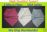 Super 3 Pc Rwb Micro Fiber Cleaning Cloth - Ipad Mini Tablet Screen New. Price: $10.70.