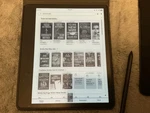 Amazon Kindle Scribe 1ST Gen. 64GB, Wi-fi, 10.2" Tungsten (with Premium Pen) Used. Price: $240.00.