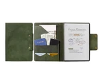 Cobak Cowhide Leather Case For Remarkable Paper Pro 11.8" (2024) Olive Green Open. Price: $89.99.