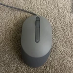 Open Box Dell Laser Wired Mouse MS3220 MS-3220-GY- Titan Gray. Price: $9.50.