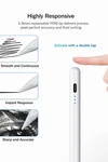 Cisteen Stylus For Ipad 2025-2018 With Faster Charge,tilt Sensor White Open. Price: $11.00.