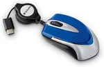 Usb Corded Mini Travel Type Optical Wired Mouse For Mac And Pc- Blue New. Price: $37.95.