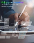 Gnanlen Ipad Pencil 2ND Generation With Magnetic Wireless Fast Charging - White Used. Price: $24.41.
