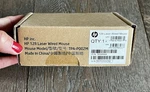 Nib: Black Hp 128 Laser Wired Mouse (265A9AA) Open. Price: $10.00.