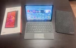 Amazon Fire Max 11 64GB Bundle W/ Official Keyboard Case + Magnetic Cover Used. Price: $249.99.