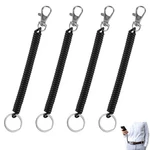 Ouligay 4PCS Retractable Spring Keychain, Coiled Lanyard With Keyring Lo... New. Price: $9.52.