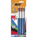 Bic 4-COLOR Retractable Ballpoint Pen 1MM Black Blue Green Red Ink Barrel New. Price: $8.74.