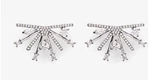 New Express Stone Burst Earrings. Price: $15.00.