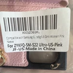 Jf-us Pink Textured Synthetic Leather Wallet Case For Samsung Galaxy S22 Ultra New. Price: $10.99.
