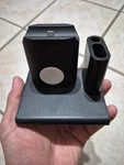 Wireless Charging Station Dock Charger Stand Airpod Iphone Apple Watch Stylus Used. Price: $10.49.