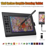 Gaomon M106K Pro Graphic Tablet Drawing Battery-free 8192 Pen Certified. Price: $49.99.