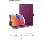 Fintie Stand Case For Ipad 9TH/8TH/7TH Gen 10.2" Purple, Pocket, Pencil Holder New. Price: $11.99.