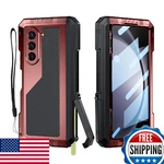 Libeagle Z Fold 5 Case Slim Pen Holder 2023 Metal Bumper Shockproof W/stand New. Price: $42.83.