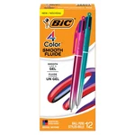 Bic 4 Smooth Gradient Ballpoint Pen, 12-COUNT Assorted Ink New. Price: $14.99.
