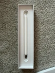 Apple Pencil Stylus, White, For Ipad Lightning Connector Models MK0C2AM/A Open. Price: $35.00.