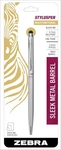 Zebra Styluspen Twist Retractable Count (pack Of 1), Black Silver Barrel New. Price: $18.14.