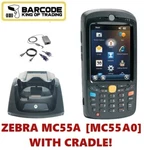 Zebra MC55A0-P90SWRQA9WR, Laser Barcode Scanner, Wifi, Numeric Keys + Cradle! Used. Price: $329.99.