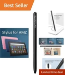 Soft Stylus For Amz Hd And Max Tablets - Includes Replacement New. Price: $12.99.