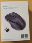 Kensington Pro Fit Mid-size Wireless Mouse Black Open. Price: $105.00.