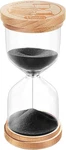 Wooden Sand Timer 15 Minute, Mini Clock, Beech Black Hourglass New. Price: $14.99.