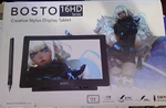 New Bosto 16HD Series Drawing Tablet 15.6" Screen Finger Touch Available Graphic. Price: $250.00.